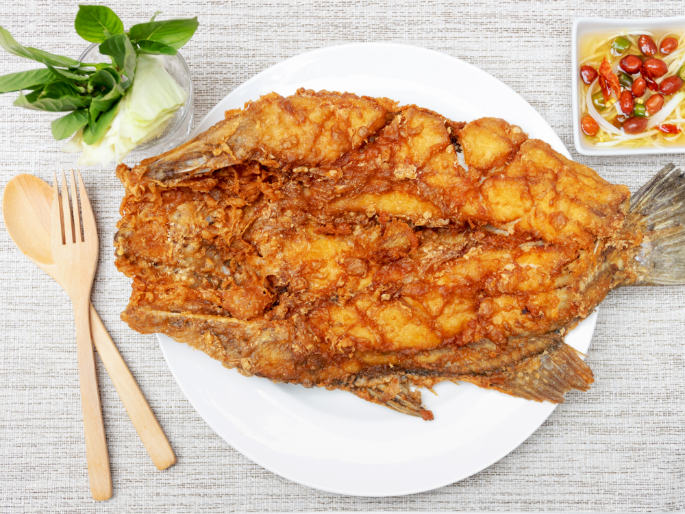 Cá chiên mắm xoài - Nước mắm Hải Hương