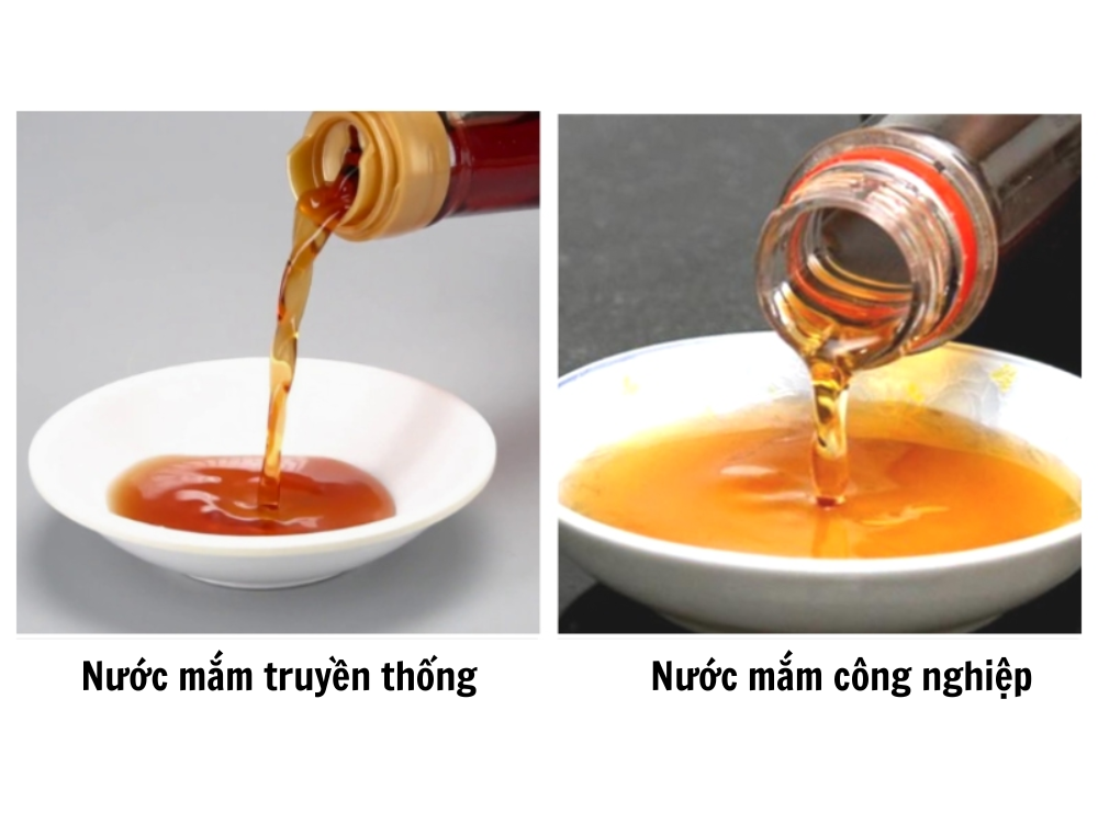 Phân biệt nước mắm truyền thống và nước mắm công nhiệp