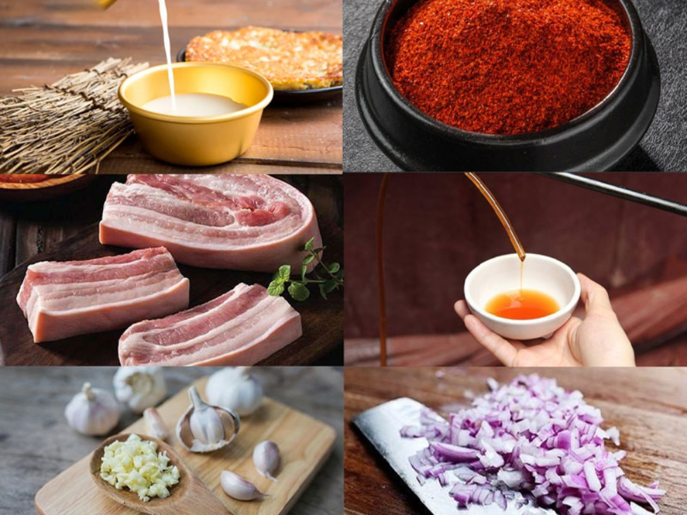 Chuẩn bị nguyên liệu