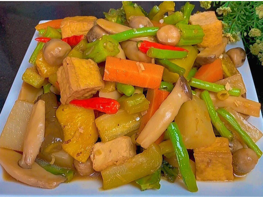 Rau củ kho nước mắm