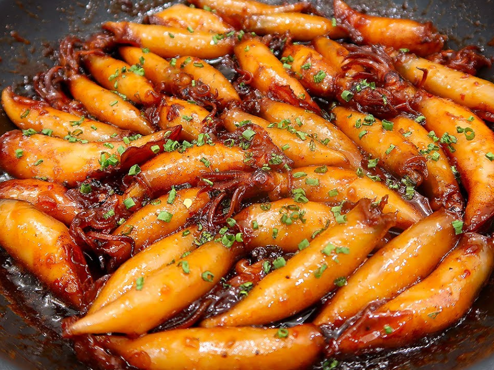 Mực chiên nước mắm